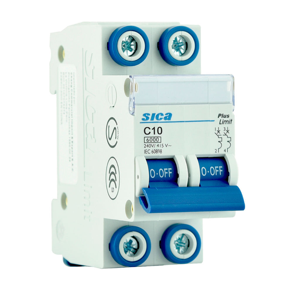 Interruptor T/riel 2x10a