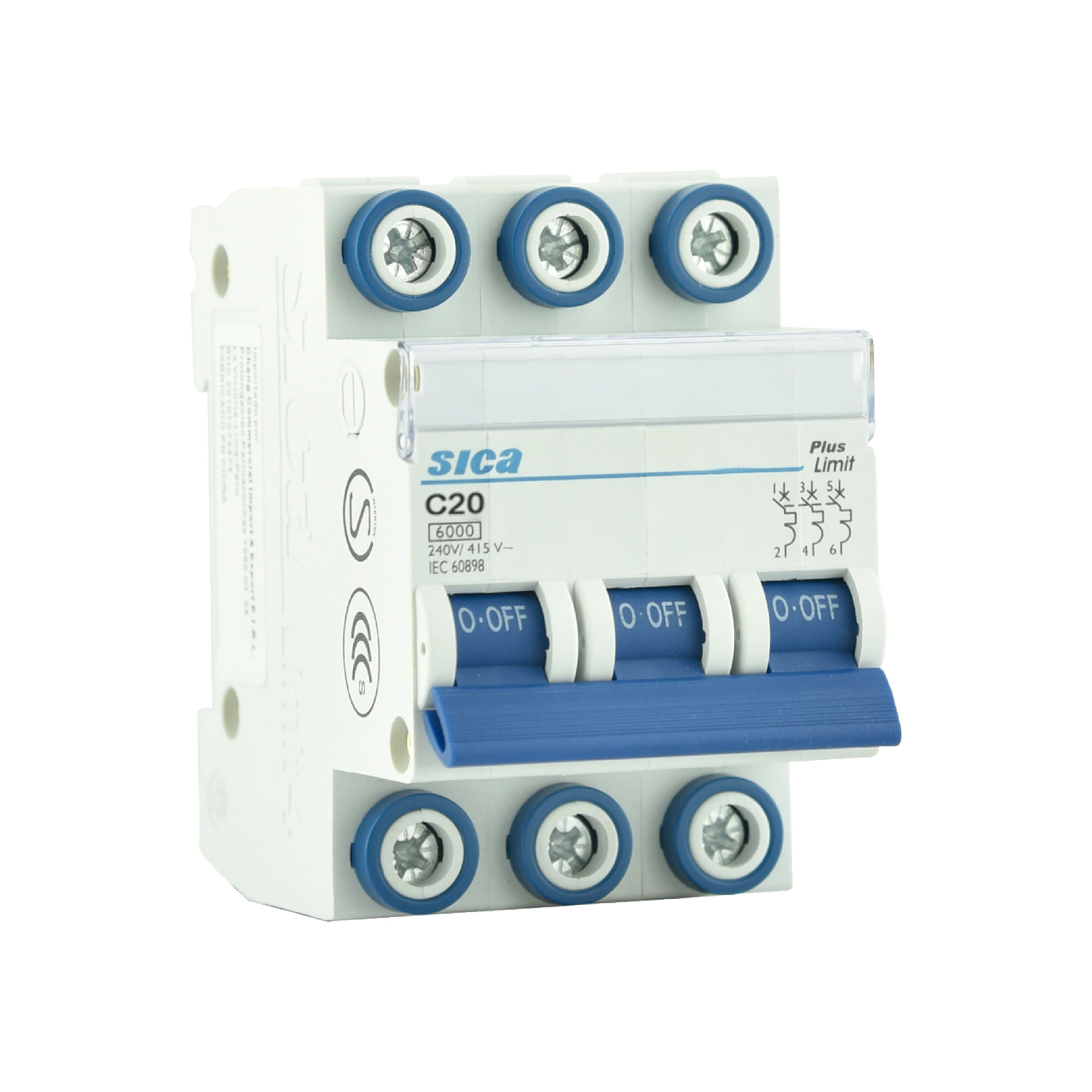 Interruptor T/riel 3x20a