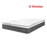 Colchón Paraíso Pocket Star Queen + 2 almohadas + protector