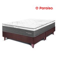 Cama Europea Paraiso Pocket Star Queen Chocolate