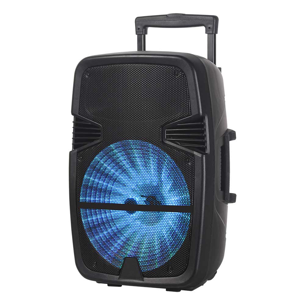Parlante torre bluetooth Decibel, altavoces de 15"", 80W, USB, TWS, BT, FM, TF, control remoto