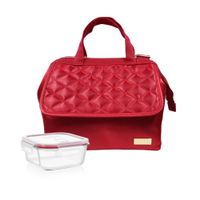 Lochera Pyrex Ejecutiva Granate con envase de 500ML