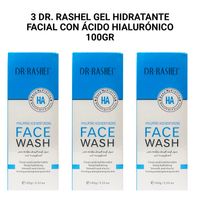 3 Dr. Rashel Gel Hidratante Facial Con Ácido Hialurónico 100gr
