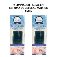 2 Limpiador Facial en Espuma de Celulas Madres 50ml