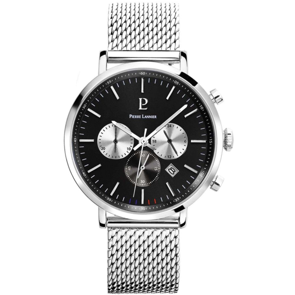 Reloj Cronógrafo Hombre 051-12 Negro Pierre Lannier