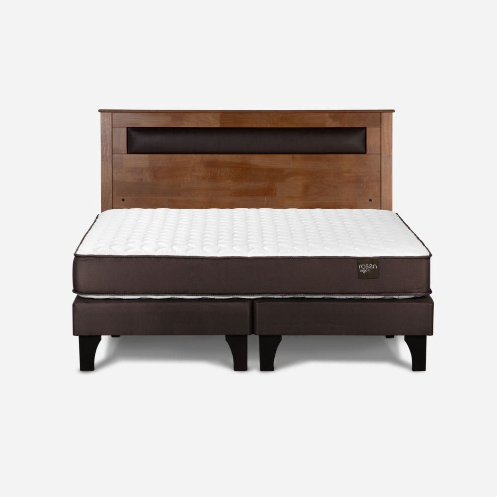 Cama Ergo T New Queen + Respaldo Ferrara