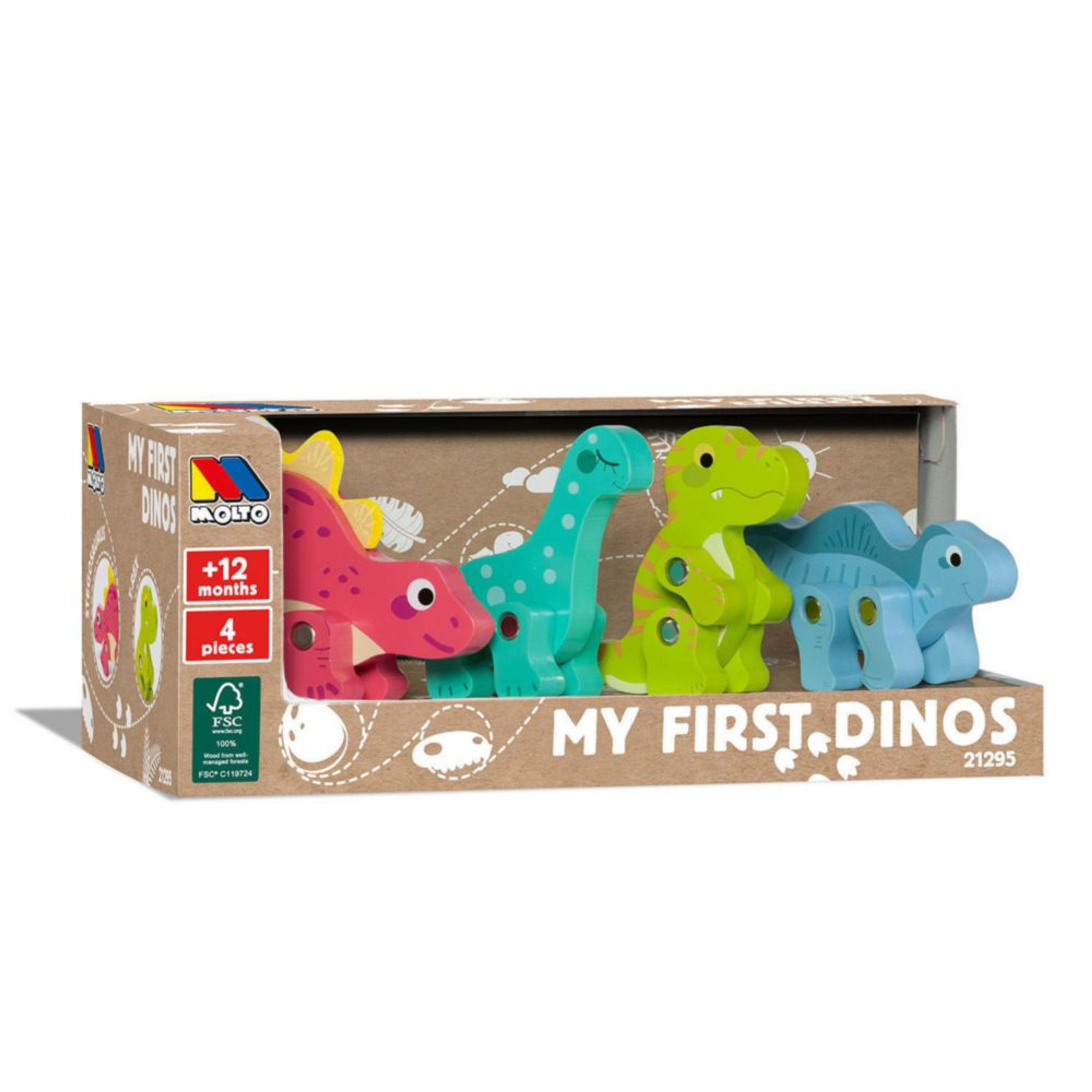 Dinosaurio De Madera Molten 21295 My First Dinos - Shopstar