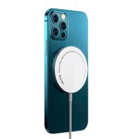 Cargador Inalámbrico Magnético Usams US-CD155 15W para iPhone 12 Blanco