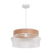 Lámpara colgante Blanco E27 D45cm Kanel