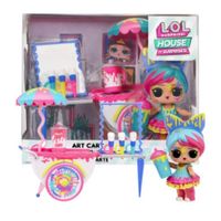 Muñeca Lol House Carro De Arte Surtido 583769Euc