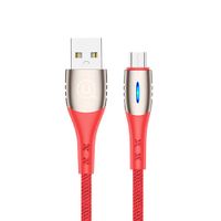 Cable Usams UTone Smart Poweroff USB a Micro 1.2m Rojo