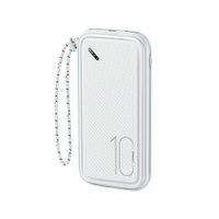 Power Bank Usams US-CD150BLA 10,000 mAh + Cinta Blanco