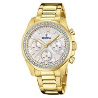 Reloj Festina F20609/1 Mujer Dorado Análogo