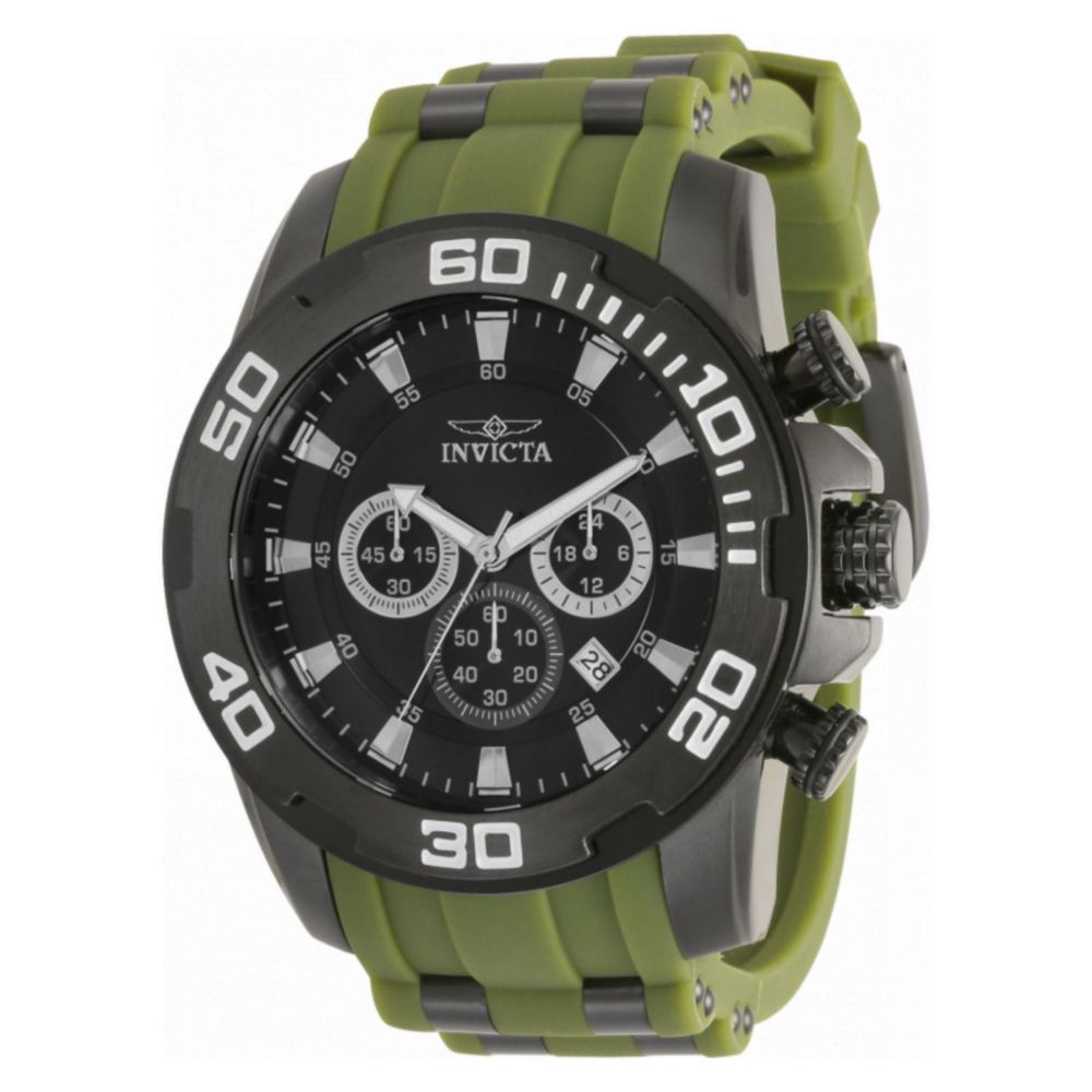 Reloj Invicta 35399 Hombre Verde Negro Quartz