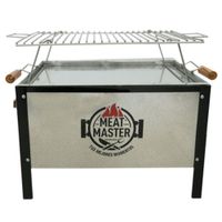 Caja China Master  Galvanizada Chica +  Parrilla De Varillas Inoxidable