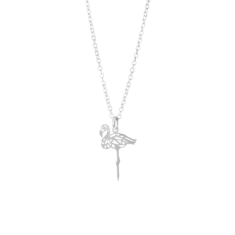 Collar Flamingo Plata 925