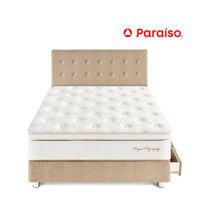 Dormitorio Royal Dynasty Cajones 1.5 Plazas Champagne
