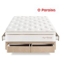 Cama Royal Dynasty Cajones Queen Champagne
