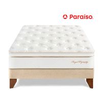 Cama Europea Royal Dynasty 1.5 Plazas Champagne