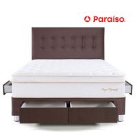 Dormitorio Royal Dynasty Cajones Queen Chocolate