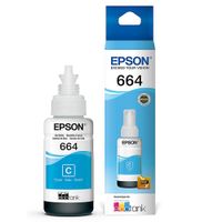 Tinta Epson T664 Cyan