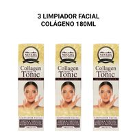 3 Limpiador Facial Colageno 180ml