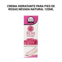 Crema hidratante para pies de Rosas Nevada Natural 120ml