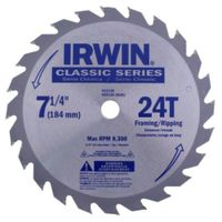 Classic Disco Sierra Circular Portatil 7-1/4"" X 24T, 5/8"" (Universal) Blister Irwin