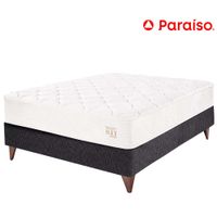 Cama Europea PARAÍSO Pocket Max 2 Plazas Charcoal