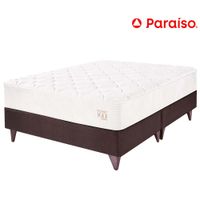 Cama Europea PARAÍSO Pocket Max Queen Chocolate