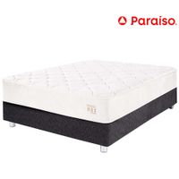 Cama PARAÍSO Pocket Max 1.5 Plazas Charcoal