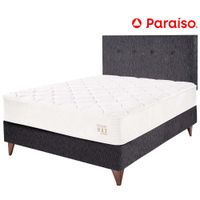 Dormitorio Europeo PARAÍSO Pocket Max 1.5 Plazas Charcoal