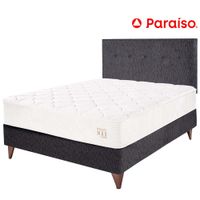 Dormitorio Europeo  PARAÍSO Pocket Max 2 Plazas Charcoal