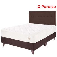 Dormitorio Europeo PARAÍSO Pocket Max King Chocolate