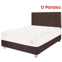 Dormitorio PARAÍSO Pocket Max 2 Plazas Chocolate