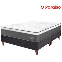 Cama Europea PARAISO Pocket Star King Charcoal