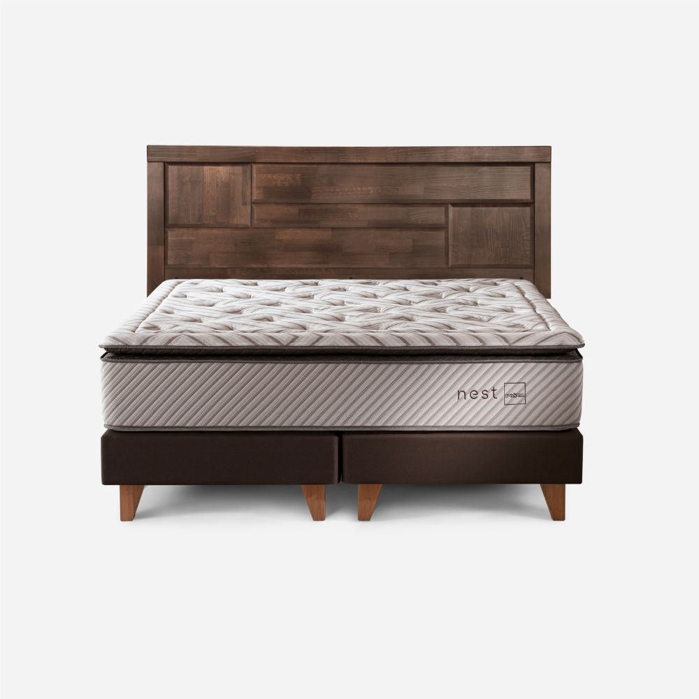 Cama Nest Queen + Respaldo Dolce