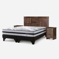 Set Cama Driven Queen + Respaldo Dolce