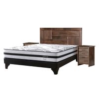 Set Cama Driven 2 Plazas Respaldo Dolce