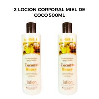 2 Locion Corporal Miel de Coco 500ml
