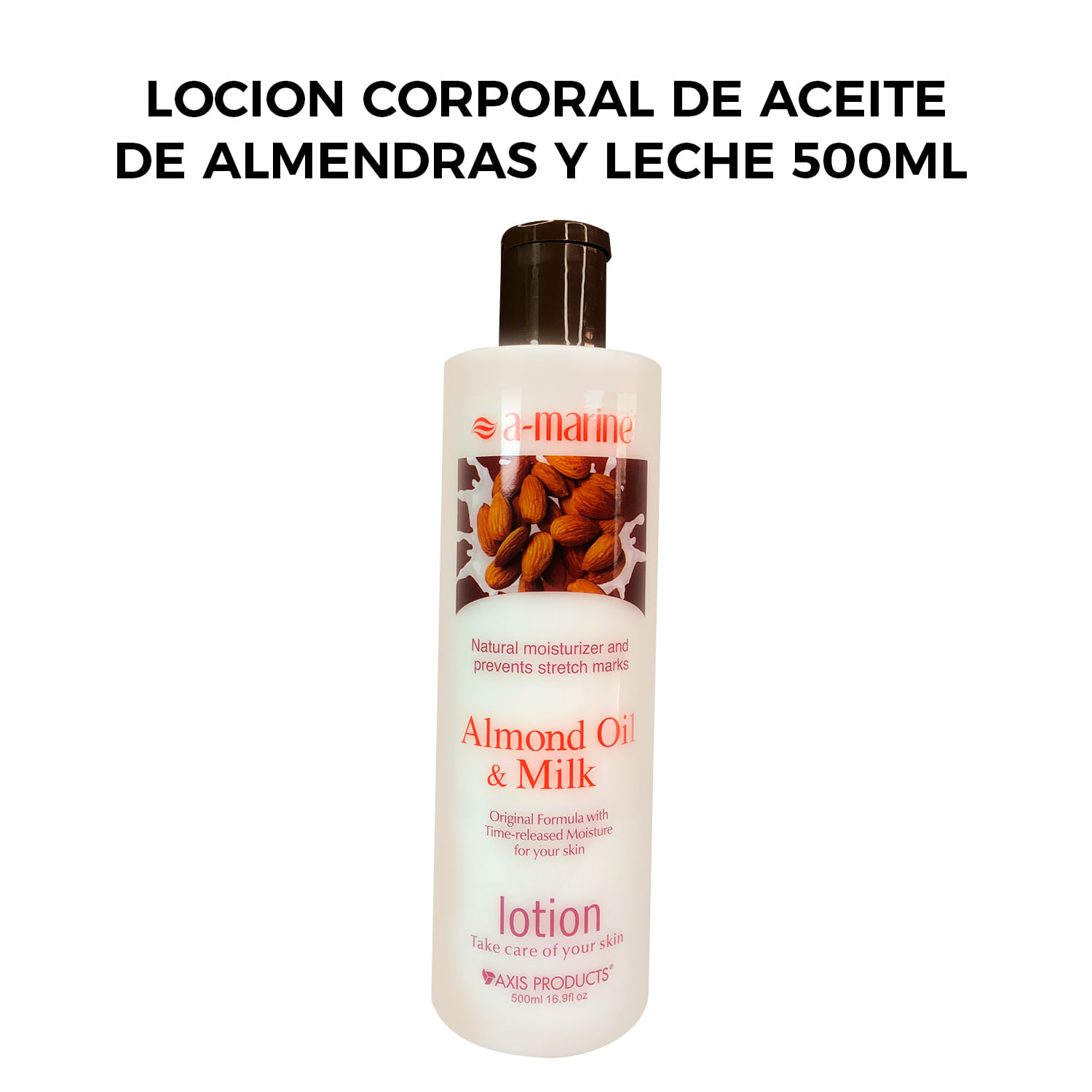 Locion Corporal de Aceite de Almendras y Leche 500ml