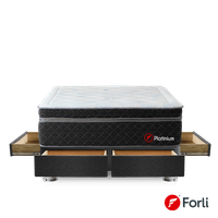Cama Platinium Con 4 Cajones Queen