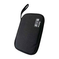 Estuche organizador de viaje Roadtrip, multifunción, para accesorios, negro