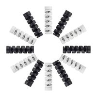 Protector para cables G Mobile X4 unidades, negro y blanco