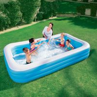 Piscina Deluxe Rectangular Inflable Bestway 1161L - 54009 Azul