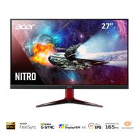 Monitor Gamer Acer Nitro VG272 LVBMIIPX 27"" Full HD 144Hz AMD Freesync Premium VESA Display HDR 400